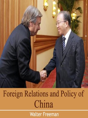 cover image of Foreign Relations and Policy of China